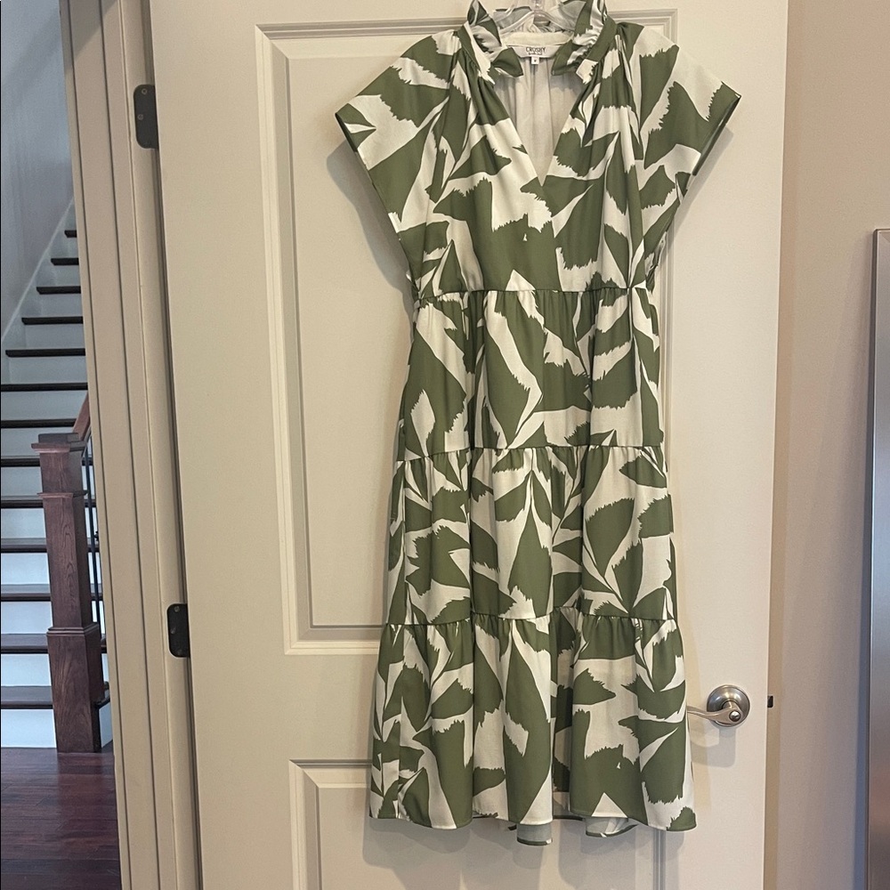 Crosby Everglades Tiered V-Neck Women’s Dress